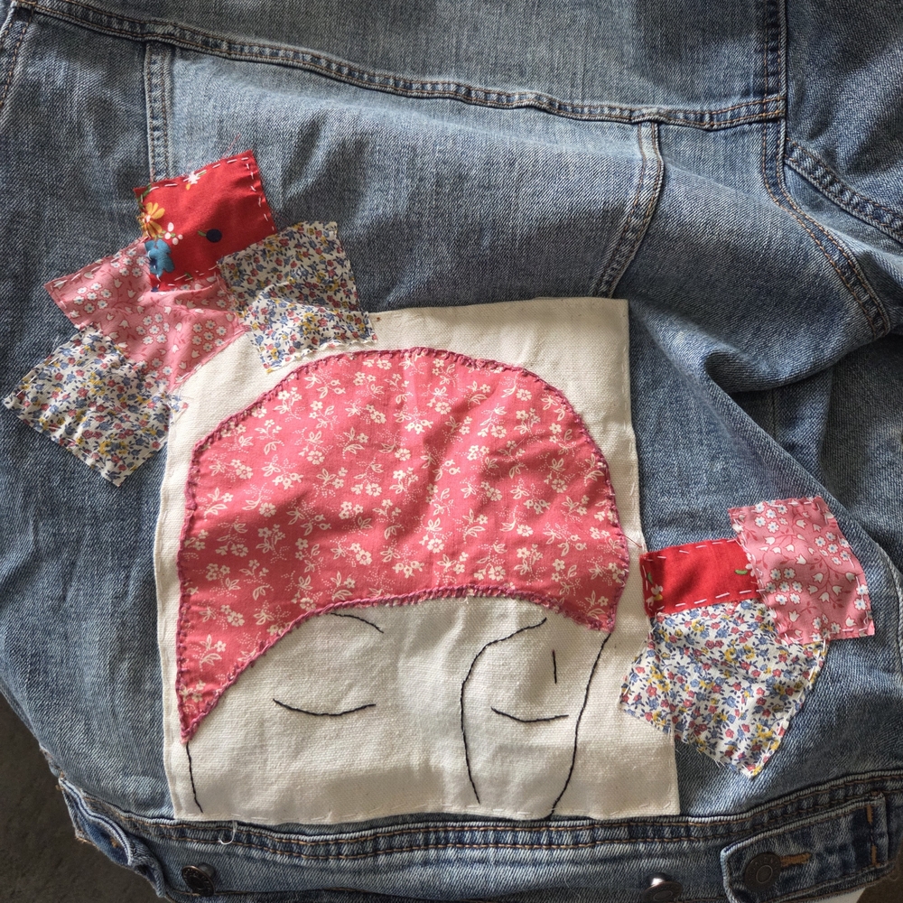 Upscaled Patchwork Jean Jacket - image 8